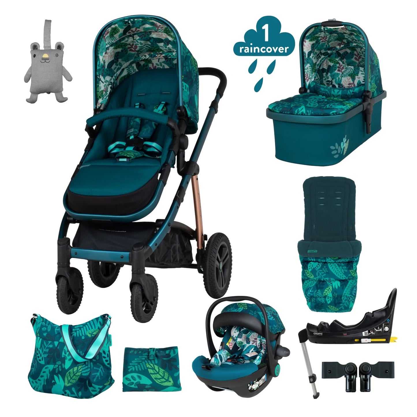 Cosatto Wow 2 Everything bundle - Midnight Jungle