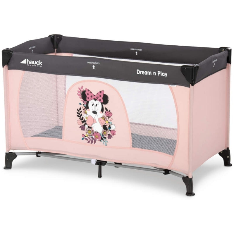 Hauck Disney Dream n Play Travel Cot-Minnie Sweetheart