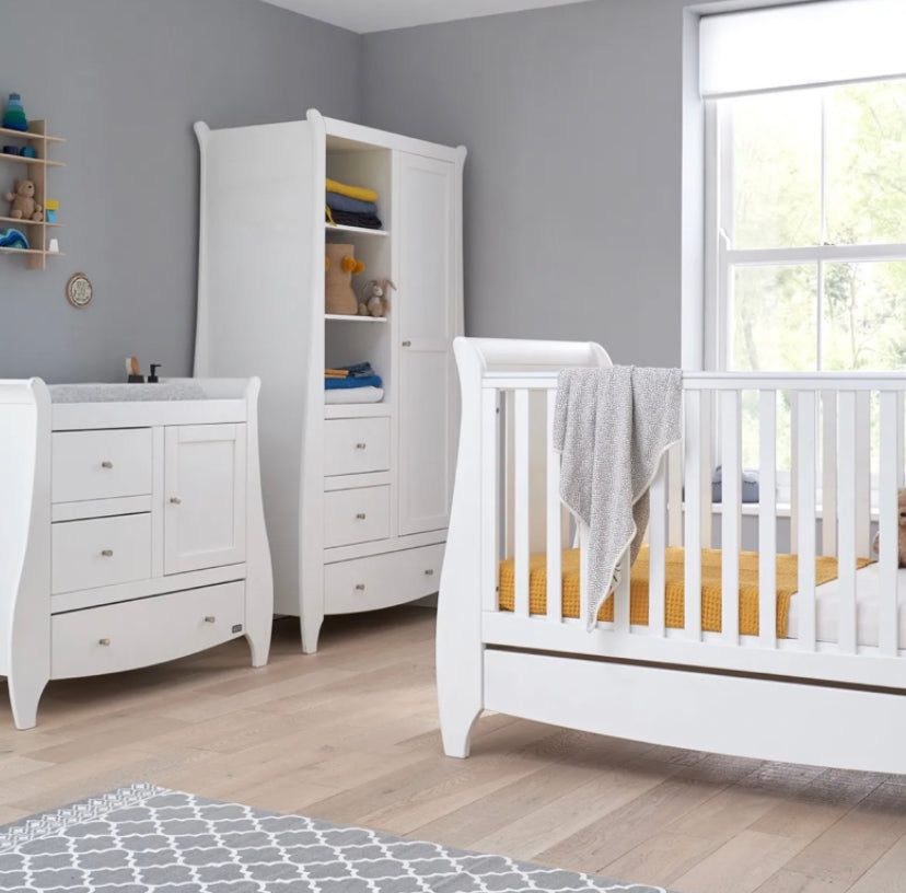 Tutti Bambini Lucas 3 Piece Room Set - White