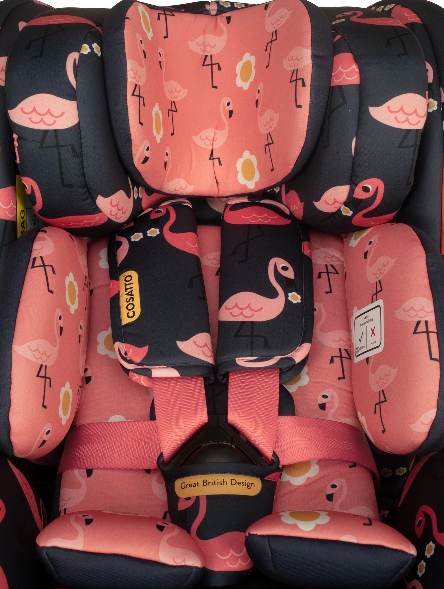 Cosatto RAC Come and Go i-size Rotate Car Seat -  Flamingo (5PP)