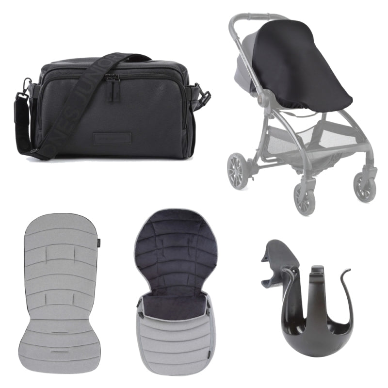 Junior Jones Aylo Essential Accessories Bundle-Pebble Grey