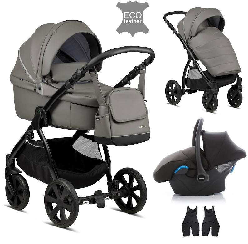 Noordi Fjordi Travel System Vegan Leather Graphite