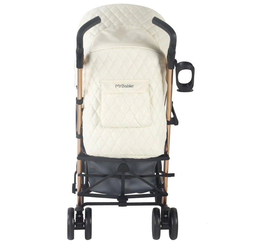 My Babiie mb51  Billie Faiers Quilted Champagne Lightweight Stroller