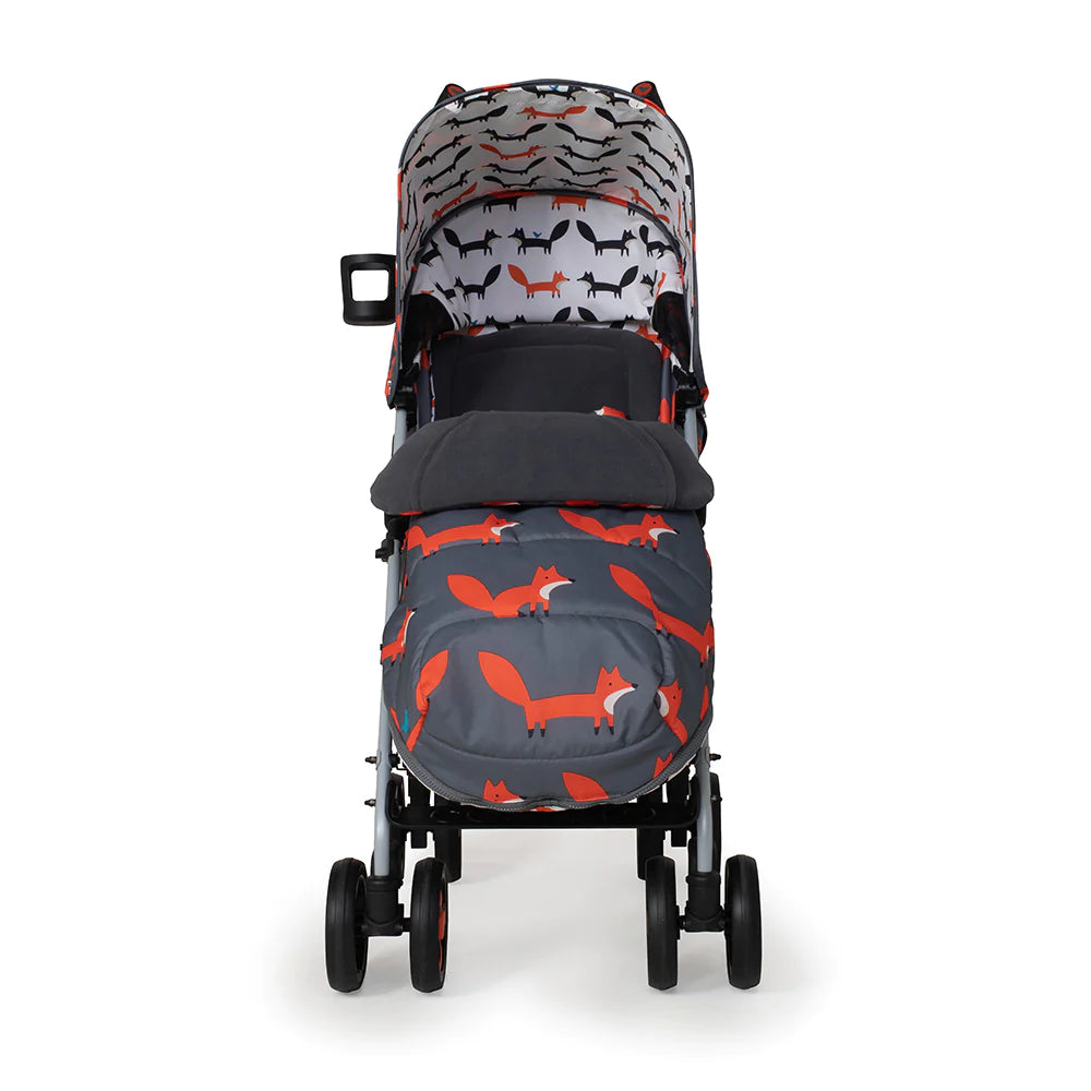 Cosatto Supa 3 Stroller - charcoal mister fox