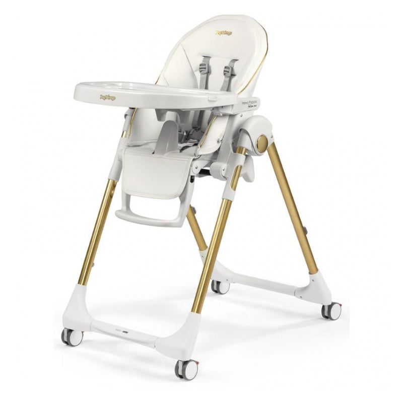 Peg Perego Prima Pappa Follow Me Highchair-Gold