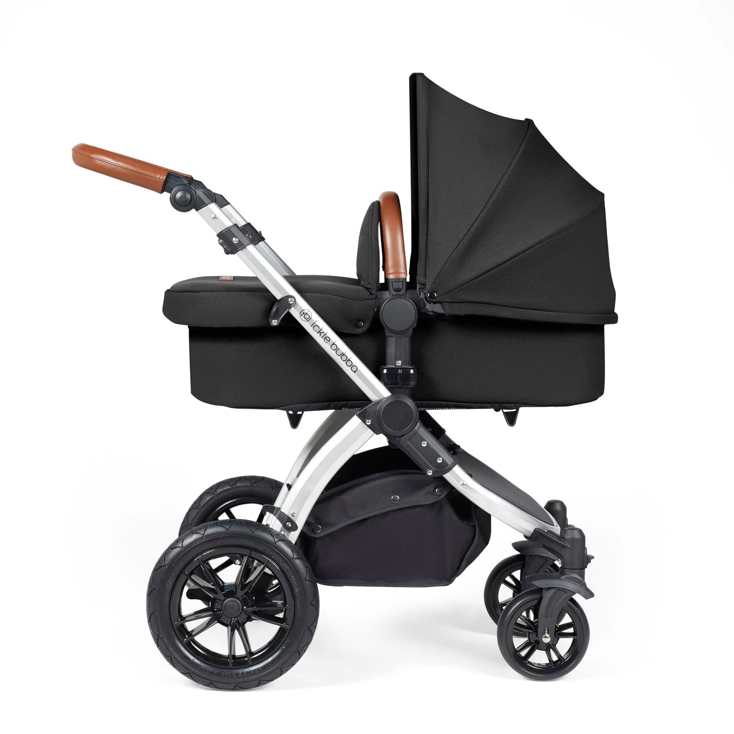 Ickle bubba Stomp Luxe All in One Premium i-Size Travel System with ISOFIX Base *Midnight -