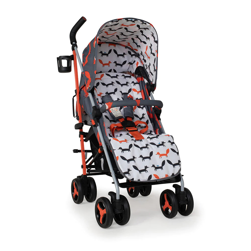 Cosatto Supa 3 Stroller - charcoal mister fox