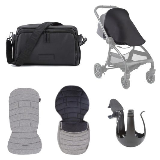 Junior Jones Aylo Essential Accessories Bundle-Grey Marl