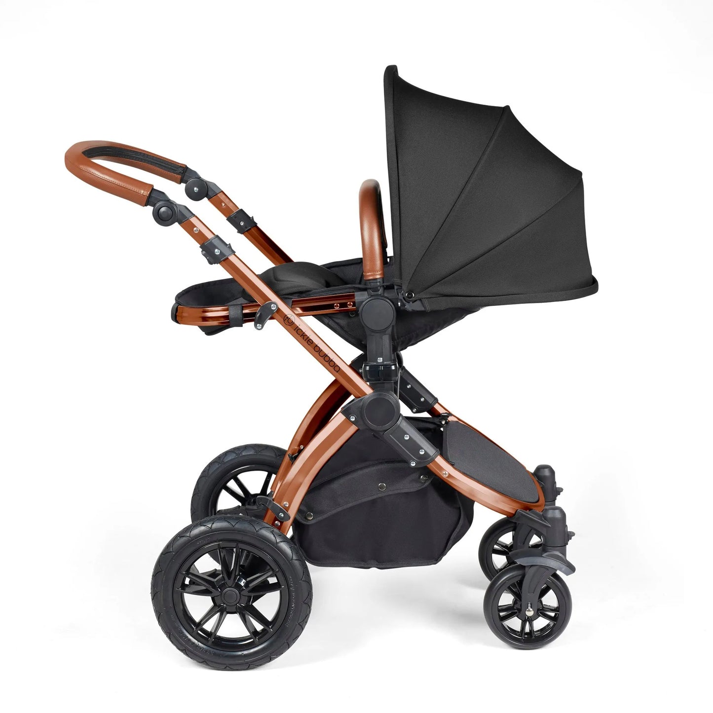 Ickle bubba Stomp Luxe All in One Premium i-Size Travel System with ISOFIX Base *Midnight -