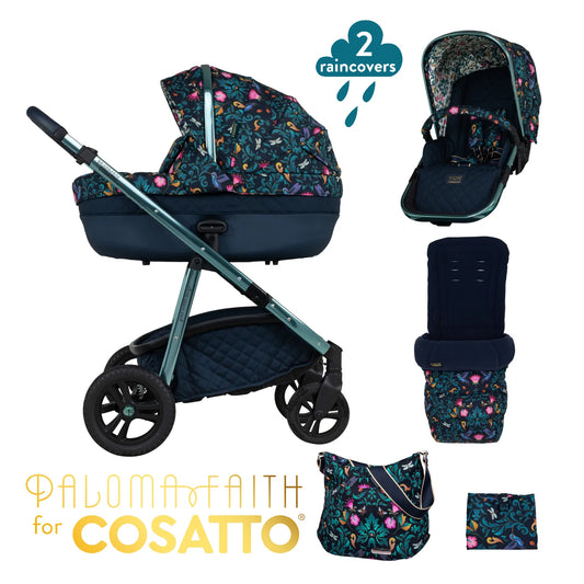 Cosatto Wow Continental Pram and Accessories Bundle Wildling