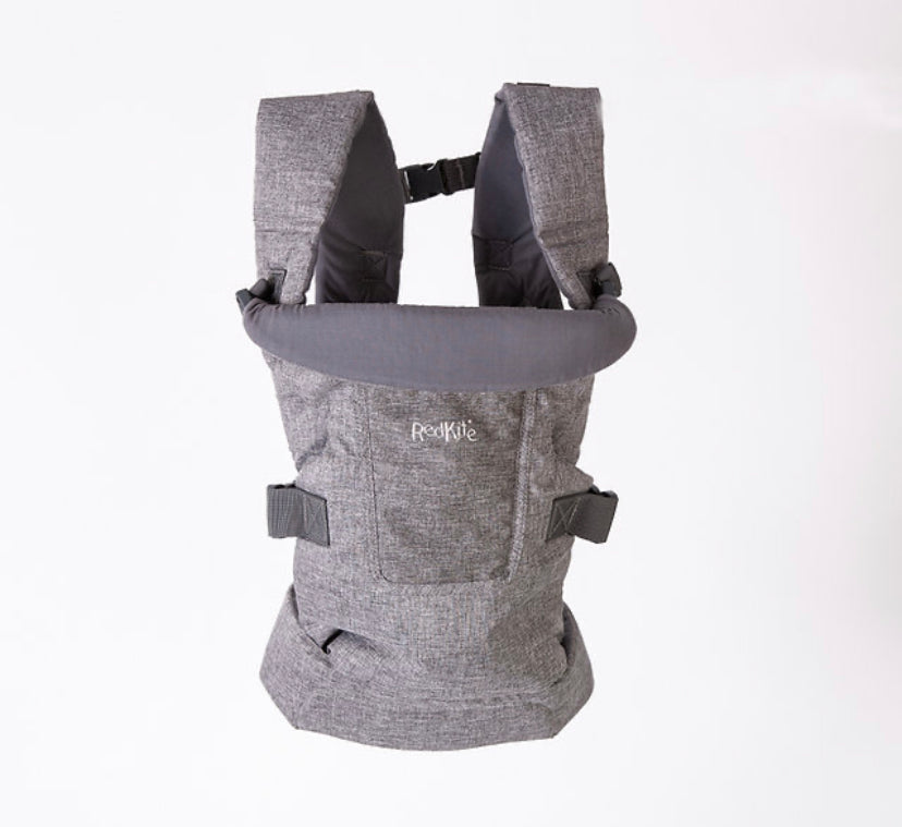 Ara Carrier Front and Back Baby Carrier - Soft Grey