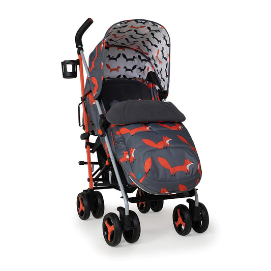 Cosatto Supa 3 Stroller - charcoal mister fox