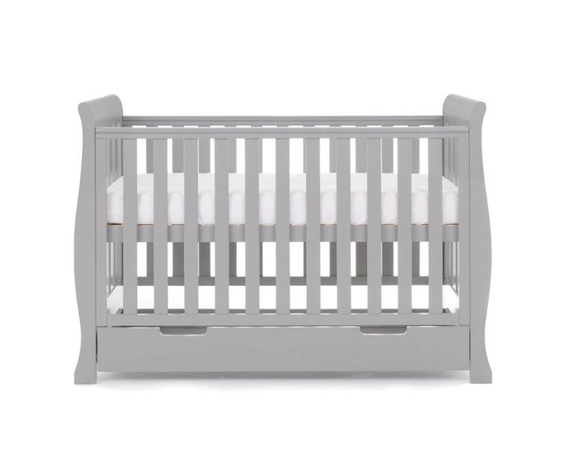 Obaby stamford mini 2024 cot bed white