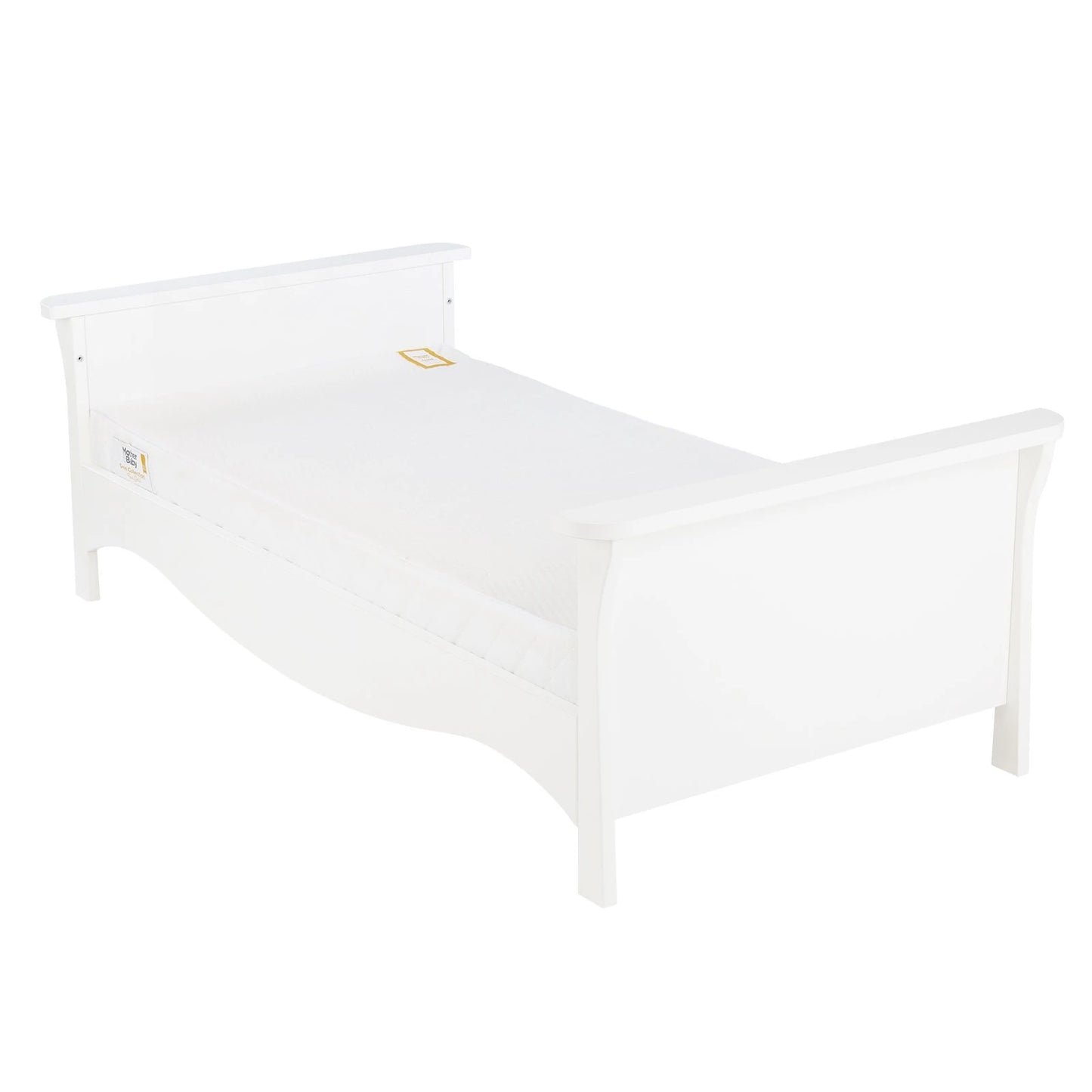 Cuddle Co Clara 3 Piece Nursery Furniture Set (Cot Bed, Wardrobe & Dresser) - White