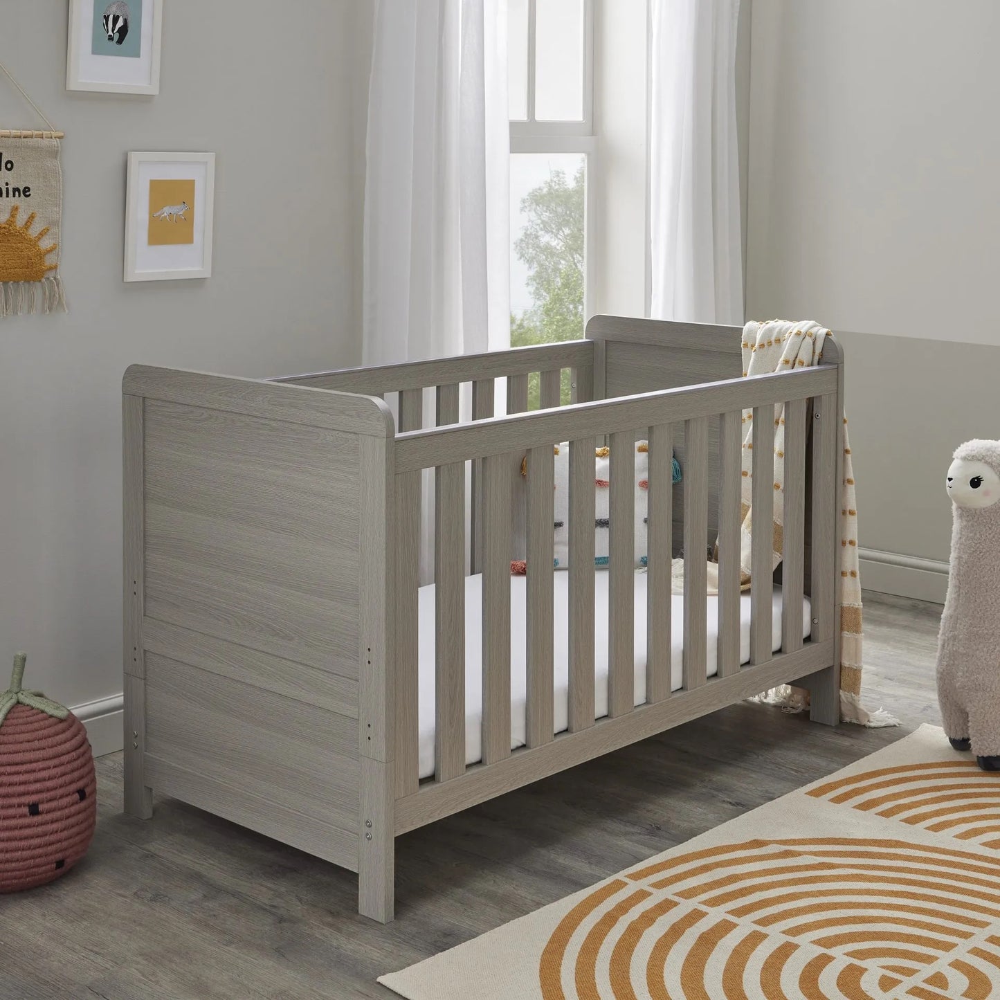 Babymore Caro cot bed - Grey wash