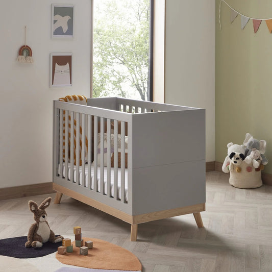 Babymore Mona Mini cot bed - Grey