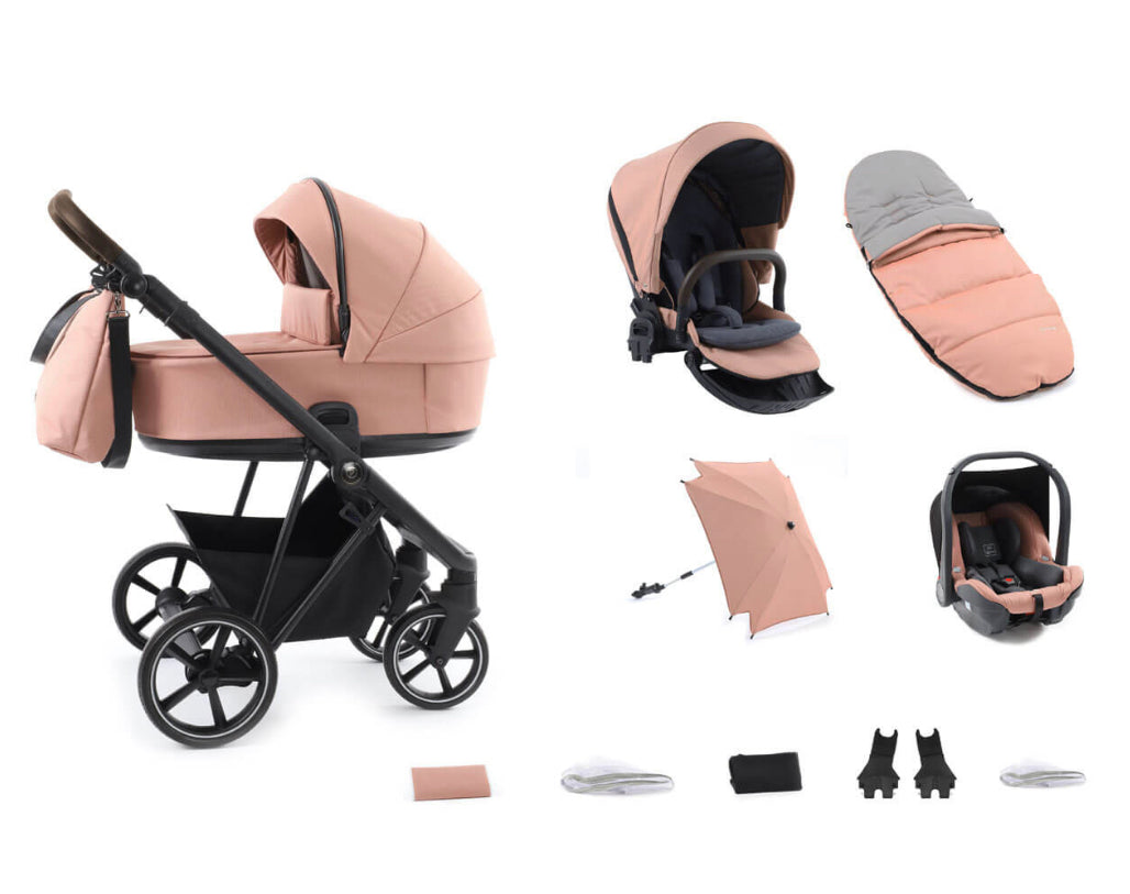 Babystyle Prestige Vogue 12-Piece Travel System - Coral