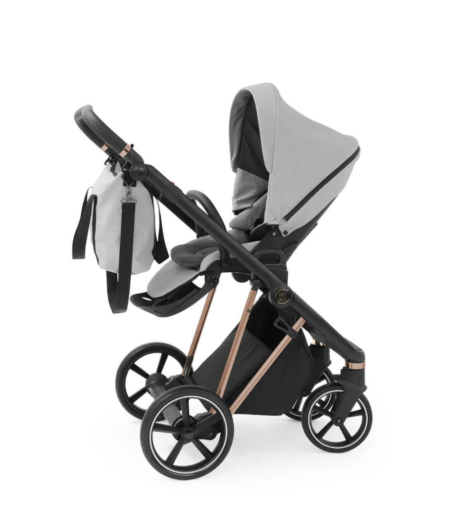 Babystyle Prestige Vogue 12-Piece Travel System - Flint